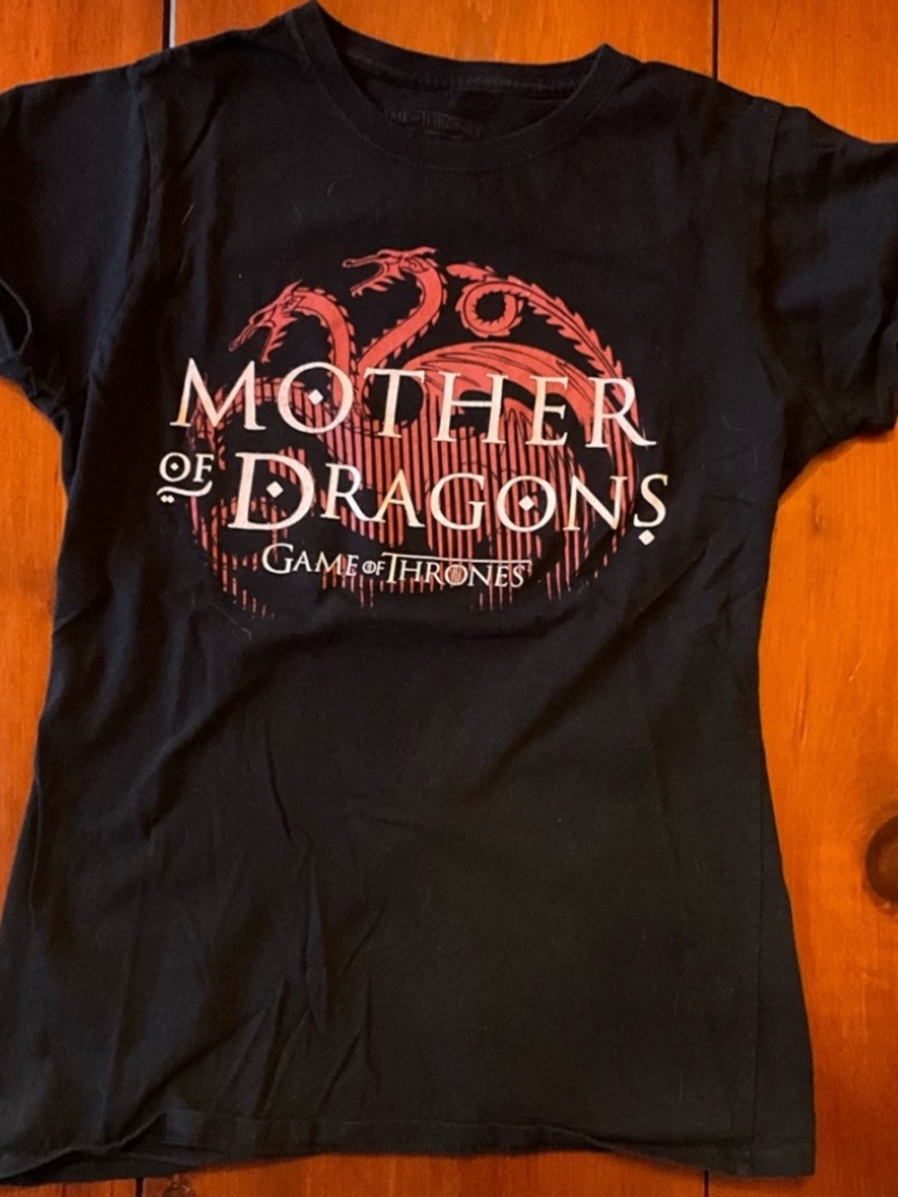 Game of Thrones “Mother of Dragons" House Targaryen Women’s Black Tee